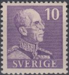 Obrázek k výrobku 20386 - 1939/1942, Švédsko, 0255/0271, Výplatní známky: Král Gustaf V. a 3 korunky ∗∗/∗