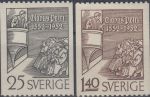 Obrázek k výrobku 20472 - 1951, Švédsko, 0363A/0364A, 200. výročí úmrtí Christophera Polhema ∗∗ 