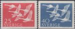 Obrázek k výrobku 20557 - 1955, Švédsko, 0406/0410, 100 let švédských známek (II) a mezinárodní výstava poštovních známek \"Stockholmia 55\" ∗∗ 