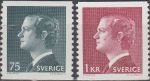 Obrázek k výrobku 21371 - 1972, Švédsko, 0779A/0780A, Výplatní známka: Král Gustaf VI. Adolf ∗∗