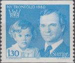 Obrázek k výrobku 21642 - 1978, Švédsko, 1012, Výplatní známka: Král Karel XVI. Gustaf ∗∗