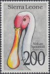Obrázek k výrobku 22264 - 1992, Sierra Leone, 1828, Ptáci: Besericornis albocristatus ∗∗