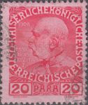 Obrázek k výrobku 22969 - 1908, Rakouská pošta v Levantě, 53, 60. výročí vlády císaře Františka Josefa ⊙