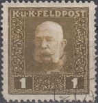 Obrázek k výrobku 23069 - 1908, Rakouská pošta v Levantě, 61, 60. výročí vlády císaře Františka Josefa ⊙