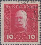 Obrázek k výrobku 23073 - 1915/1917, Rakousko (Polní pošta), 25A, Výplatní známka: František Josef ⊙