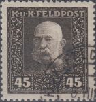 Obrázek k výrobku 23078 - 1915/1917, Rakousko (Polní pošta), 35, Výplatní známka: František Josef ⊙