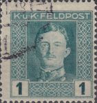 Obrázek k výrobku 23090 - 1915/1917, Rakousko (Polní pošta), 23, Výplatní známka: František Josef ⊙