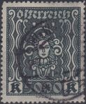 Obrázek k výrobku 23630 - 1923, Rakousko, 0406A, Výplatní známky: Hlava ženy ⊙