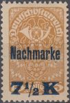 Obrázek k výrobku 24280 - 1920, Rakousko, DL092y, Doplatní známka: Nové číslicové hodnoty ∗∗
