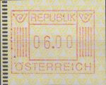 Obrázek k výrobku 24372 - 1983, Rakousko, AT01, Automatová známka: Poštovní trubka ∗∗ 4