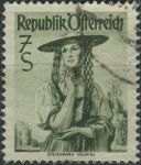 Obrázek k výrobku 24751 - 1951, Rakousko, 0921, Výplatní známka: Kroje ⊙