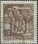 Obrázek k výrobku 25615 - 1968, Rakousko, 1256, Výplatní známka: Stavby ⊙