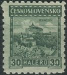Obrázek k výrobku 28065 - 1926, ČSR I, 0216AVV, Výplatní známka: Hrady, krajiny, města: Karlštejn ∗