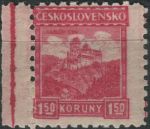 Obrázek k výrobku 28068 - 1926, ČSR I, 0214, Výplatní známka: Hrady, krajiny, města: Karlštejn ∗