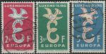 Obrázek k výrobku 28087 - 1957, Lucembursko, 0572/0574, EUROPA ⊙