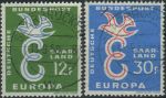 Obrázek k výrobku 28088 - 1957, Sársko, 0402/0403, EUROPA ⊙