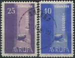 Obrázek k výrobku 28089 - 1958, Lucembursko, 0590/0592, EUROPA ⊙