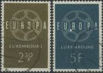 Obrázek k výrobku 28094 - 1958, Lucembursko, 0590/0592, EUROPA ⊙