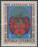Obrázek k výrobku 28511 - 1983, Rakousko, 1736, Zemská výstava \"1000 let Horního Rakouska\", Wels ∗∗