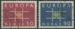 Obrázek k výrobku 28587 - 1962, Norsko, 0476/0477, EUROPA ⊙