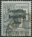 Obrázek k výrobku 28657 - 1948, Sovětská okupační zóna (Všeobecná vydání), 169X, Výplatní známka ⊙