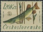 Obrázek k výrobku 28791 - 1966, ČSR II, 1518, Mistrovství světa v rybolovné technice: Okoun říční ∗∗