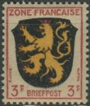 Obrázek k výrobku 29011 - 1946, Francouzská okupační zóna (Všeobecná vydání), 01, Výplatní známka: Znaky zemí francouzské zóny - Porýní ∗∗
