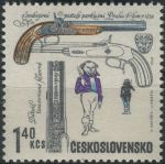 Obrázek k výrobku 29811 - 1969, ČSR II, 1747, Historické palné zbraně: Pistole z Lutychu ∗∗