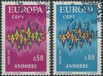 Obrázek k výrobku 30383 - 1971, Andorra (Francouzská pošta), 0232/0233, EUROPA ⊙