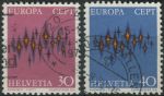 Obrázek k výrobku 30399 - 1971, Švýcarsko, 0947/0948, EUROPA ⊙