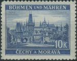 Obrázek k výrobku 30679 - 1939, Protektorát, 038, Krajiny, hrady a města (I. vydání): Praha - Karlův most ∗∗