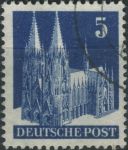 Obrázek k výrobku 31253 - 1949, Americká a Britská okupační zóna, 074eg, Výplatní známka: Stavby - Frauenkirche, Mnichov ⊙