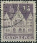 Obrázek k výrobku 31256 - 1948, Americká a Britská okupační zóna, 089wgWF, Výplatní známka: Stavby - Braniborská brána, Berlín ⊙