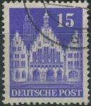 Obrázek k výrobku 31257 - 1950, Americká a Britská okupační zóna, 082aegWA, Výplatní známka: Stavby - Römer, Frankfurt nad Mohanem ⊙