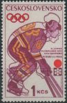 Obrázek k výrobku 31301 - 1972, ČSR II, 1939, XI. zimní Olympijské hry Sapporo 1972: Sjezdař ∗∗
