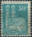 Obrázek k výrobku 31404 - 1948, Americká a Britská okupační zóna, 089wg, Výplatní známka: Stavby - Braniborská brána, Berlín ⊙