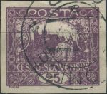 Obrázek k výrobku 32045 - 1920, ČSR I, 011IIs/IIp, Výplatní známka: Hradčany ⊙