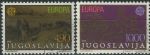 Obrázek k výrobku 32701 - 1978, Jugoslávie, 1725/1726, EUROPA: Kresby budov ⊙