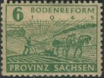 Obrázek k výrobku 32986 - 1945, Sovětská okupační zóna (Provincie Sasko), 086p, Pozemková reforma v Provincii Sasko ∗ r