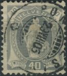 Obrázek k výrobku 32994 - 1882, Švýcarsko, 0058A, Výplatní známka: Stojící Helvetia ⊙