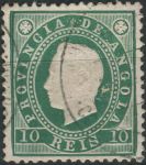 Obrázek k výrobku 33045 - 1886, Angola, 0015A, Výplatní známka: Král Ludvík I. ⊙