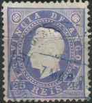 Obrázek k výrobku 33046 - 1886, Angola, 0016A, Výplatní známka: Král Ludvík I. ⊙