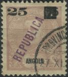 Obrázek k výrobku 33200 - 1911, Angola, 0088, Výplatní známka ⊙