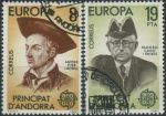 Obrázek k výrobku 33282 - 1979, Andorra (Španělská pošta), 0123/0124, EUROPA: Historie pošty a telekomunikací ⊙