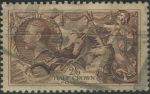 Obrázek k výrobku 33609 - 1918, Anglie, 0141III, Výplatní známka: Král Jiří V. a Britania ⊙