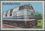 Obrázek k výrobku 33659 - 1985, Burkina Faso, 1044, Lokomotivy ∗∗