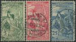 Obrázek k výrobku 33725 - 1914, Švýcarsko, 0121/0123, Výplatní známky: Regiony ⊙