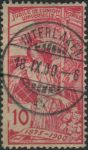 Obrázek k výrobku 33728 - 1900, Švýcarsko, 0071, 25 let Světové poštovní unie (UPU) ⊙