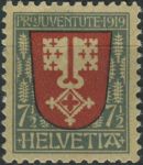 Obrázek k výrobku 33988 - 1919, Švýcarsko, 0151, Pro Juventute: Znaky - Obwalden ∗∗