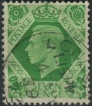 Obrázek k výrobku 34009 - 1939, Anglie, 0206X, Výplatní známka: Král Jiří VI. ⊙